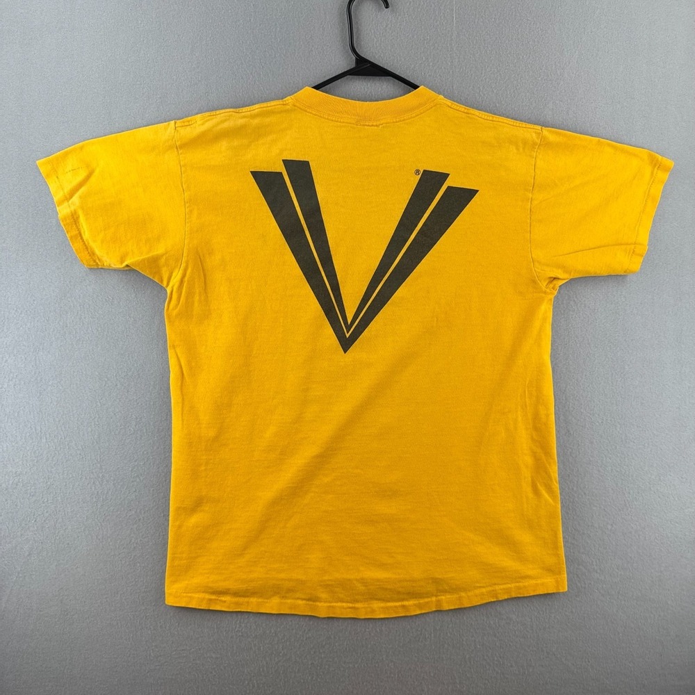 Vintage Vanderbilt University Shirt Mens Large Yellow Single Stitch 90s USA - Picture 10 of 16